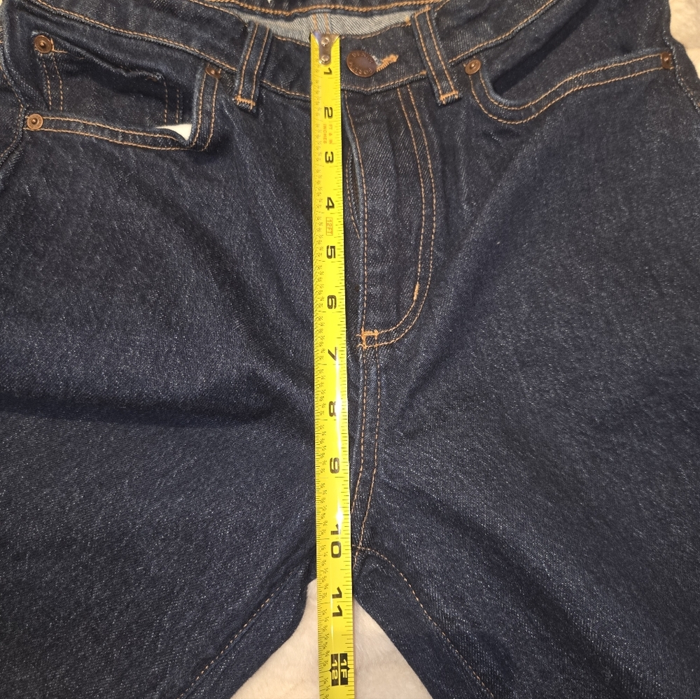 Denim Forum The Remy [Size 26] Dark Wide Leg Jean By Aritzia - Picture 9 of 11